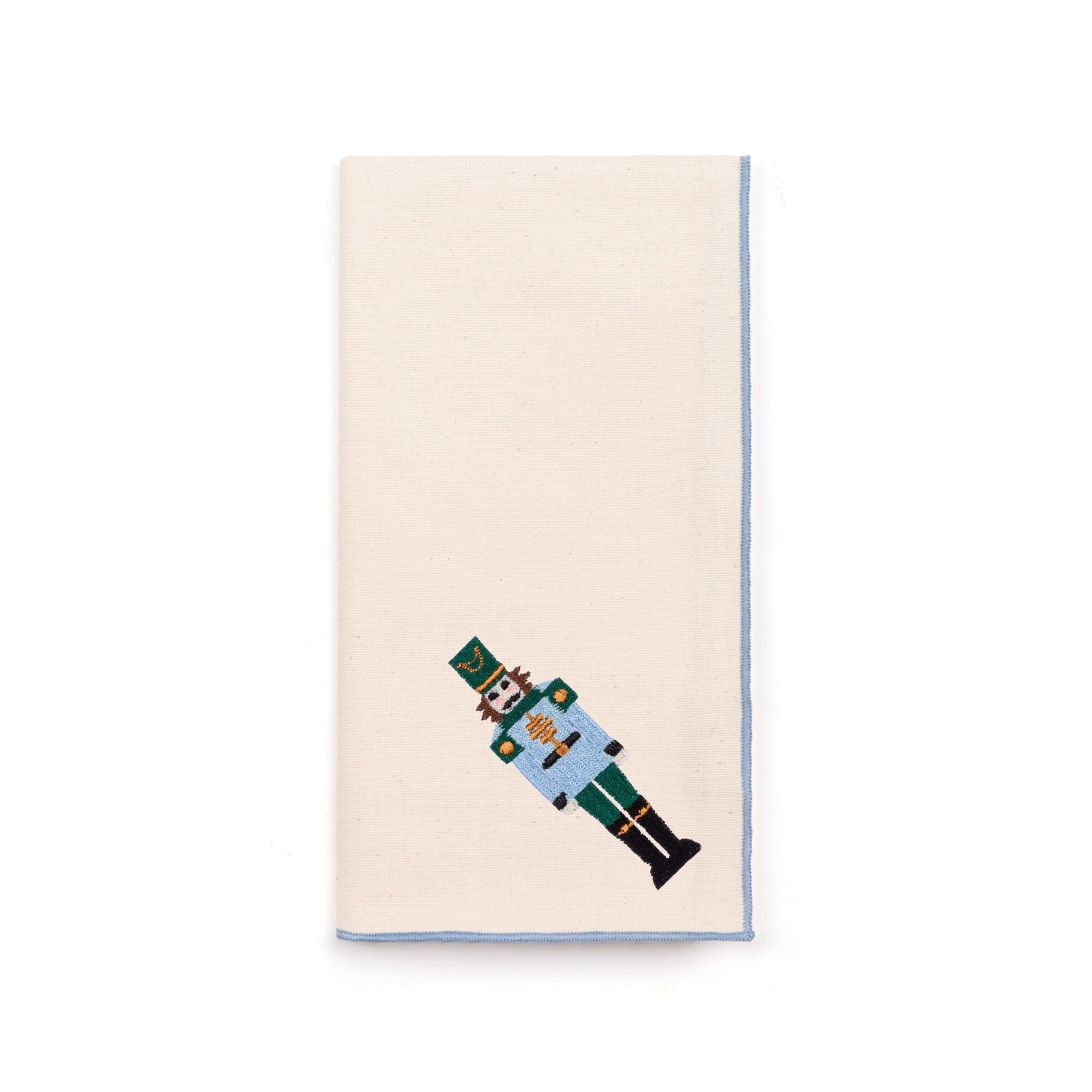 Guardanapos Nazaré cru com bordado de soldados