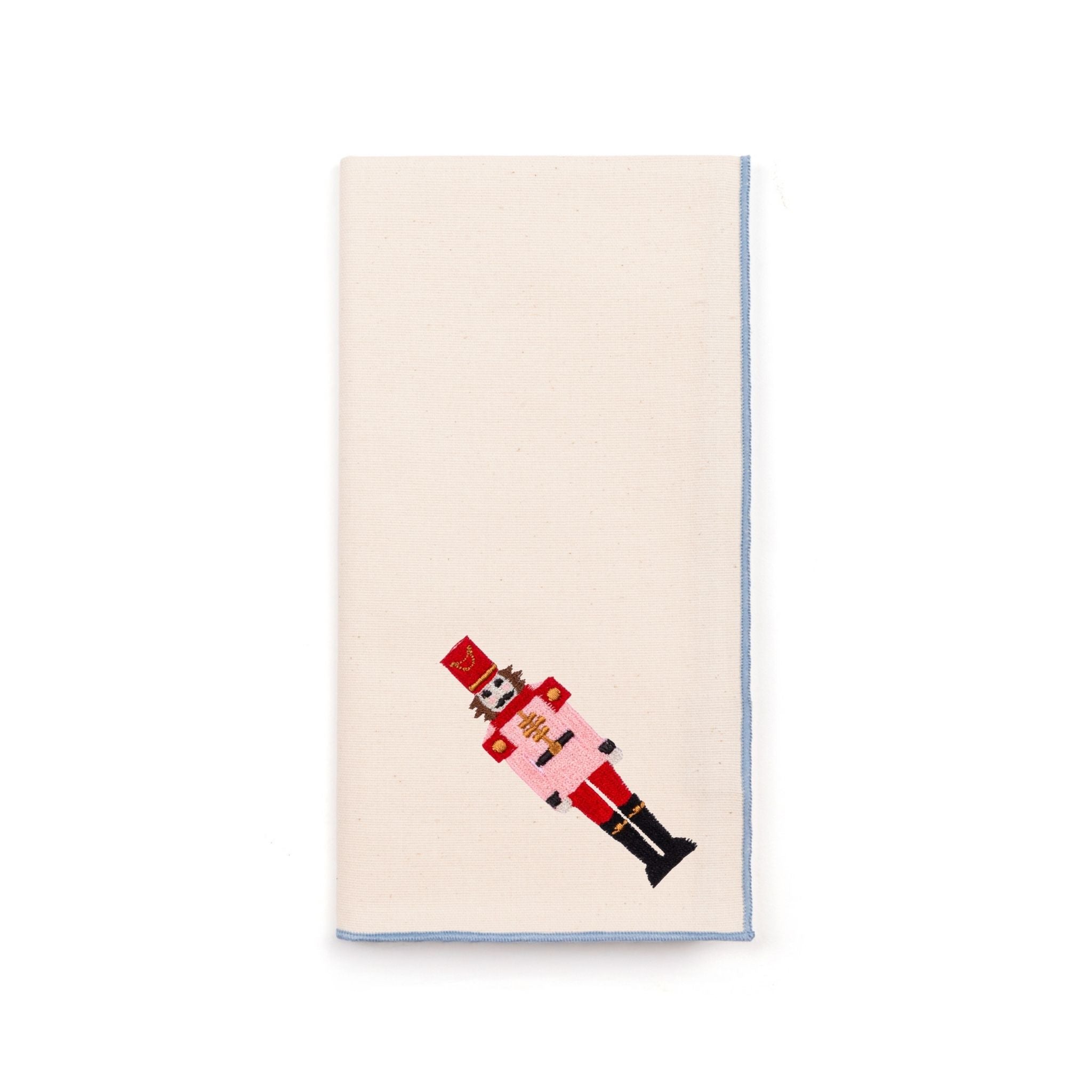 Guardanapos Nazaré cru com bordado de soldados