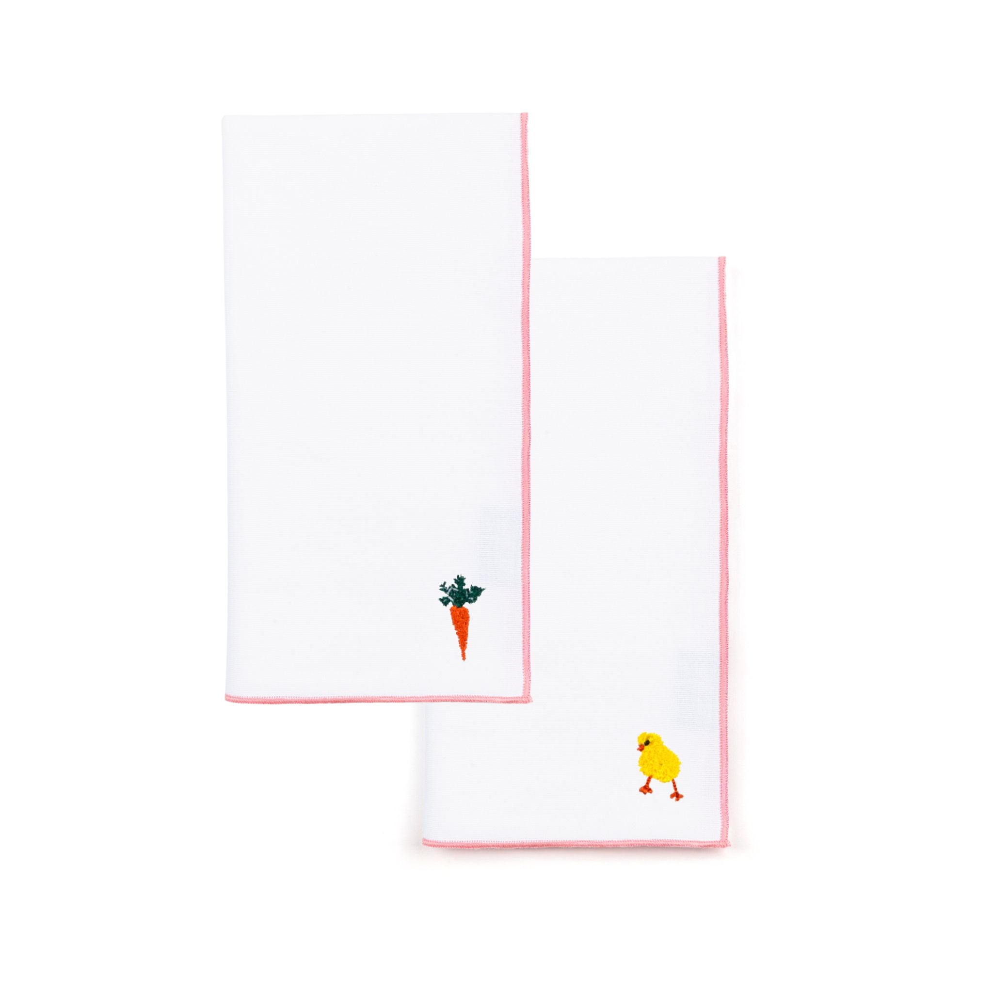 White Nazaré napkins with easter embroidery - Torres Novas