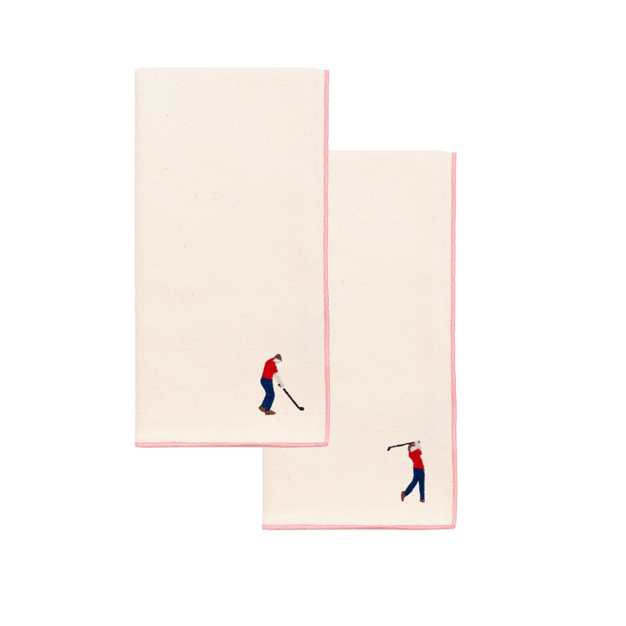 Ecru Nazaré napkins with retro embroidery - Torres Novas