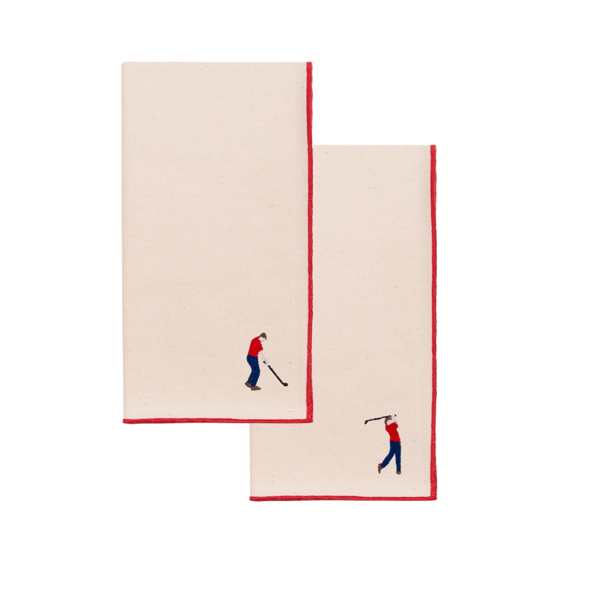 Ecru Nazaré napkins with retro embroidery - Torres Novas