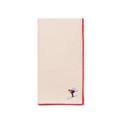 Ecru Nazaré napkins with retro embroidery