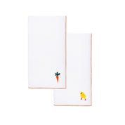 White Nazaré napkins with easter embroidery - Torres Novas