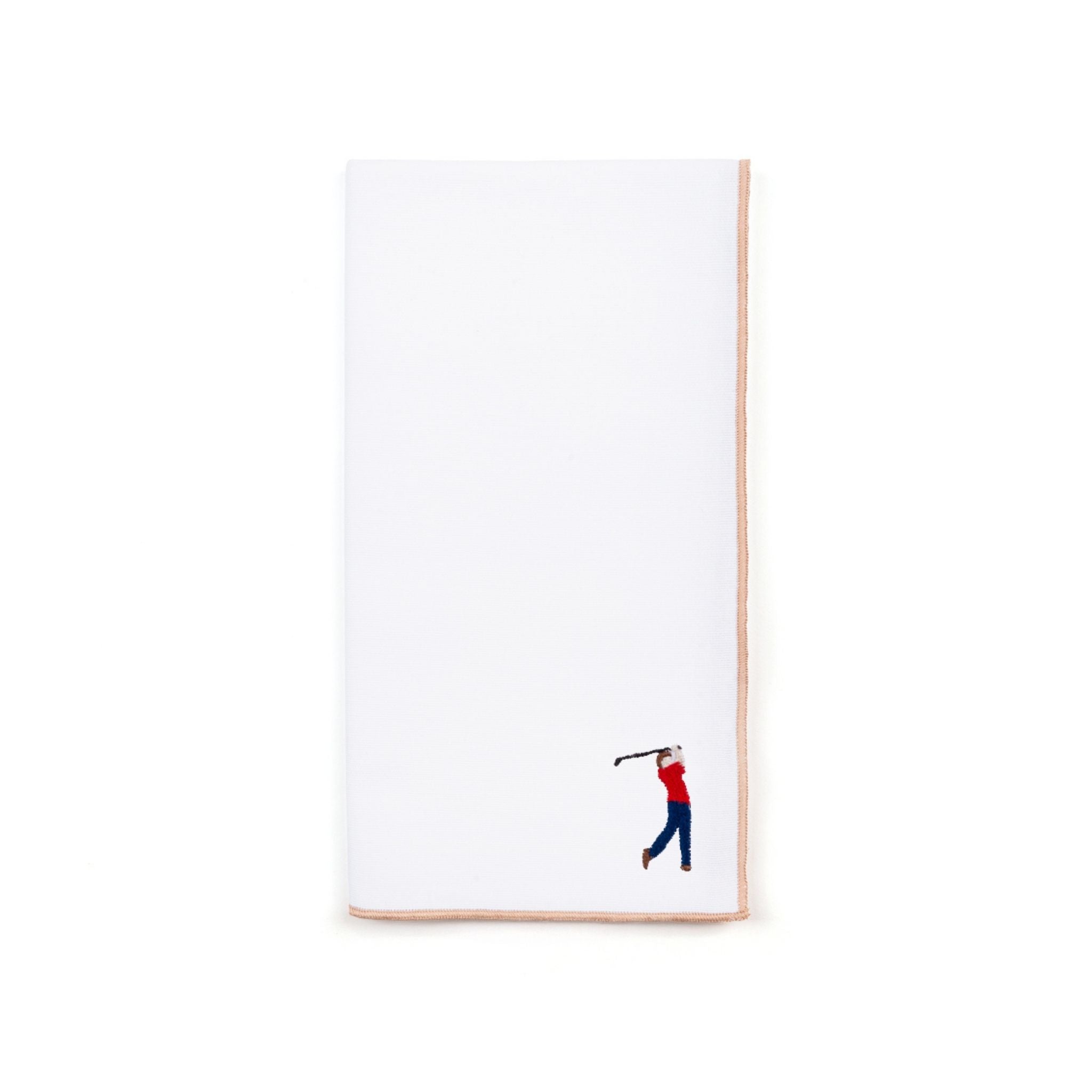 White Nazaré napkins with retro embroidery