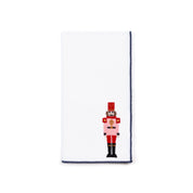 Guardanapos Nazaré brancos com bordado de soldados