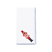 Guardanapos Nazaré brancos com bordado de soldados