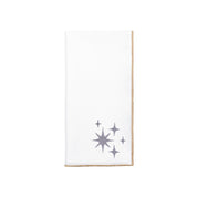 White Nazaré napkins with stars embroidery