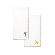 White Nazaré napkins with easter embroidery - Torres Novas