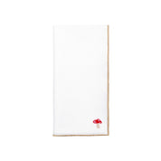 White Nazaré napkins with fall embroidery
