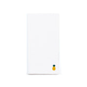 Guardanapos Nazaré em branco com bordado de frutas