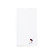 White Nazaré napkins with retro embroidery