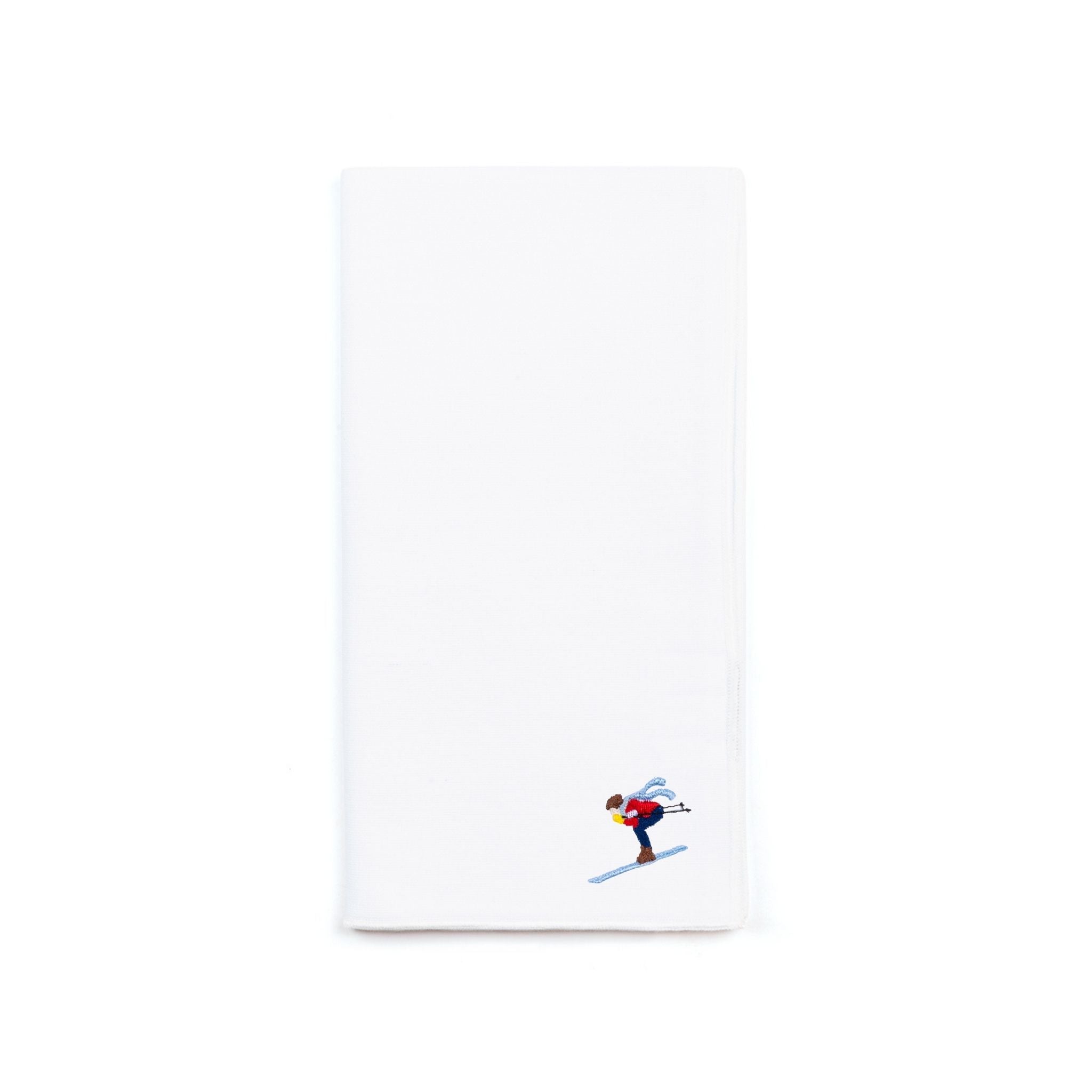 White Nazaré napkins with retro embroidery