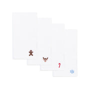 White Nazaré napkins with small christmas embroidery - Torres Novas