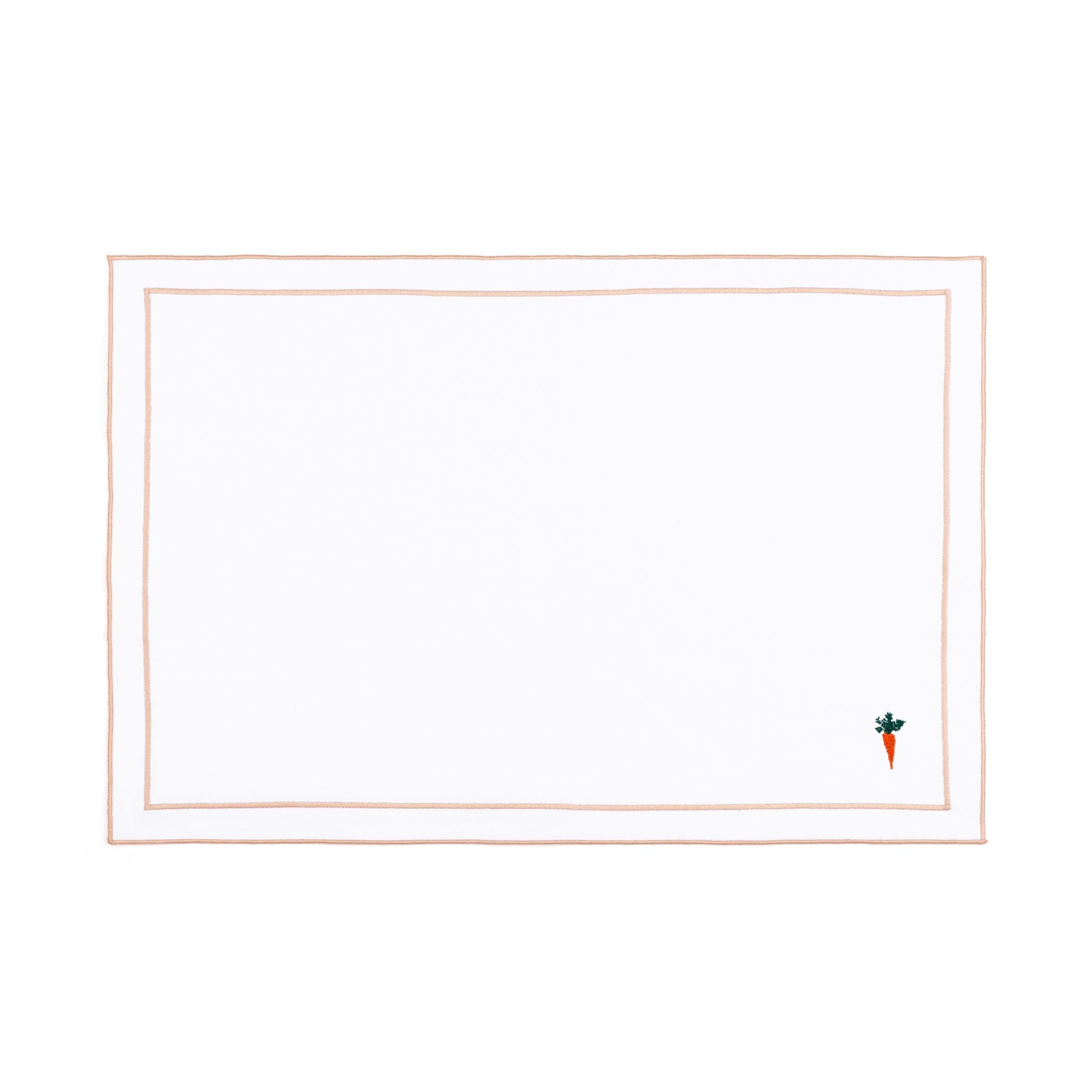 Nazaré white cotton table linen with embroidered Easter motifs