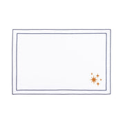 Nazaré white cotton table linen with embroidered stars - Torres Novas