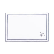 Nazaré white cotton table linen with embroidered stars - Torres Novas