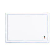 Nazaré white cotton table linen with embroidered Easter motifs