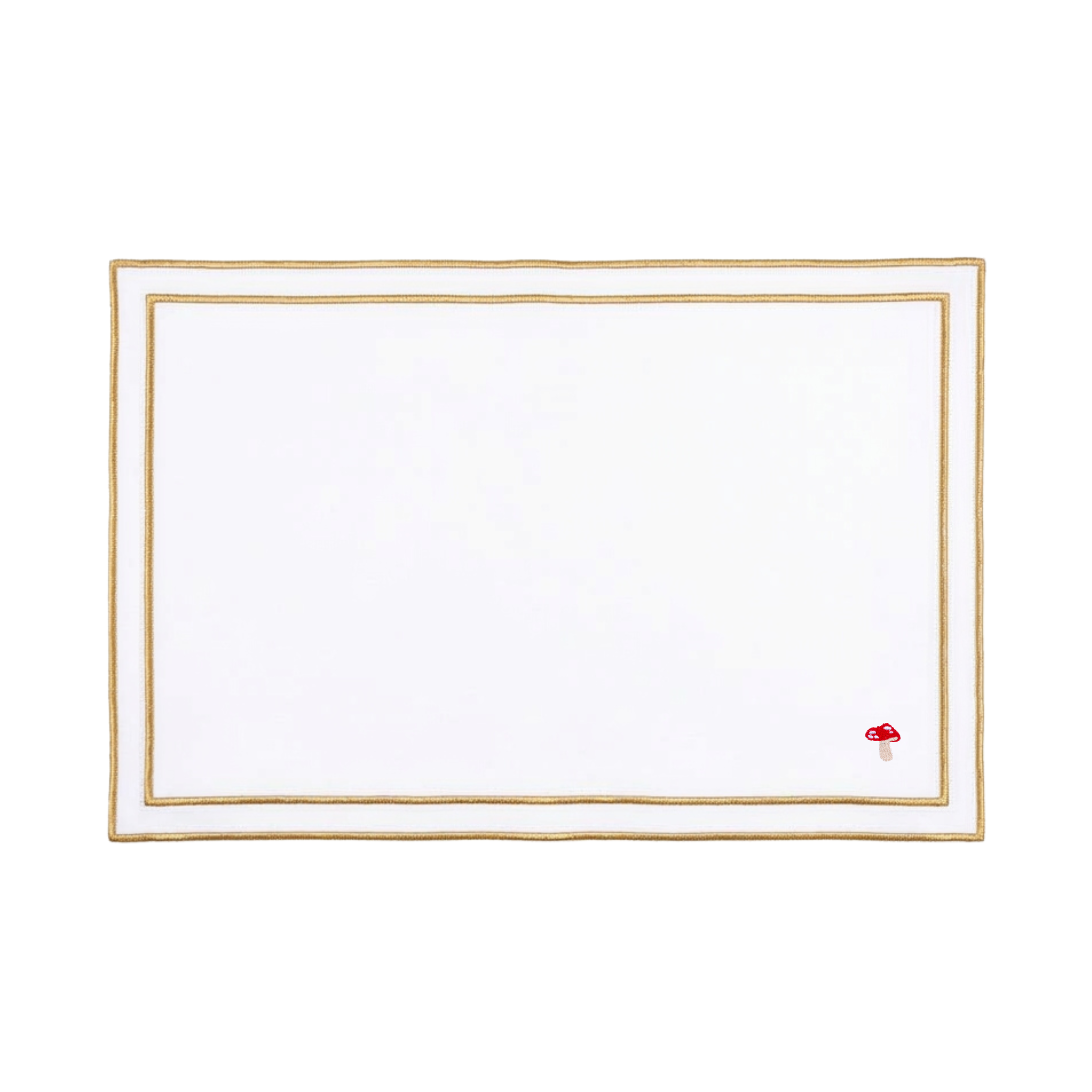Nazaré white cotton table linen with embroidered autumn motifs