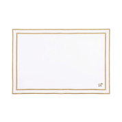 Nazaré white cotton table linen with embroidered farm animals