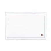 Nazaré white cotton table linen with embroidered small Christmas motifs - Torres Novas