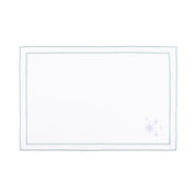 Nazaré white cotton table linen with embroidered small Christmas motifs - Torres Novas