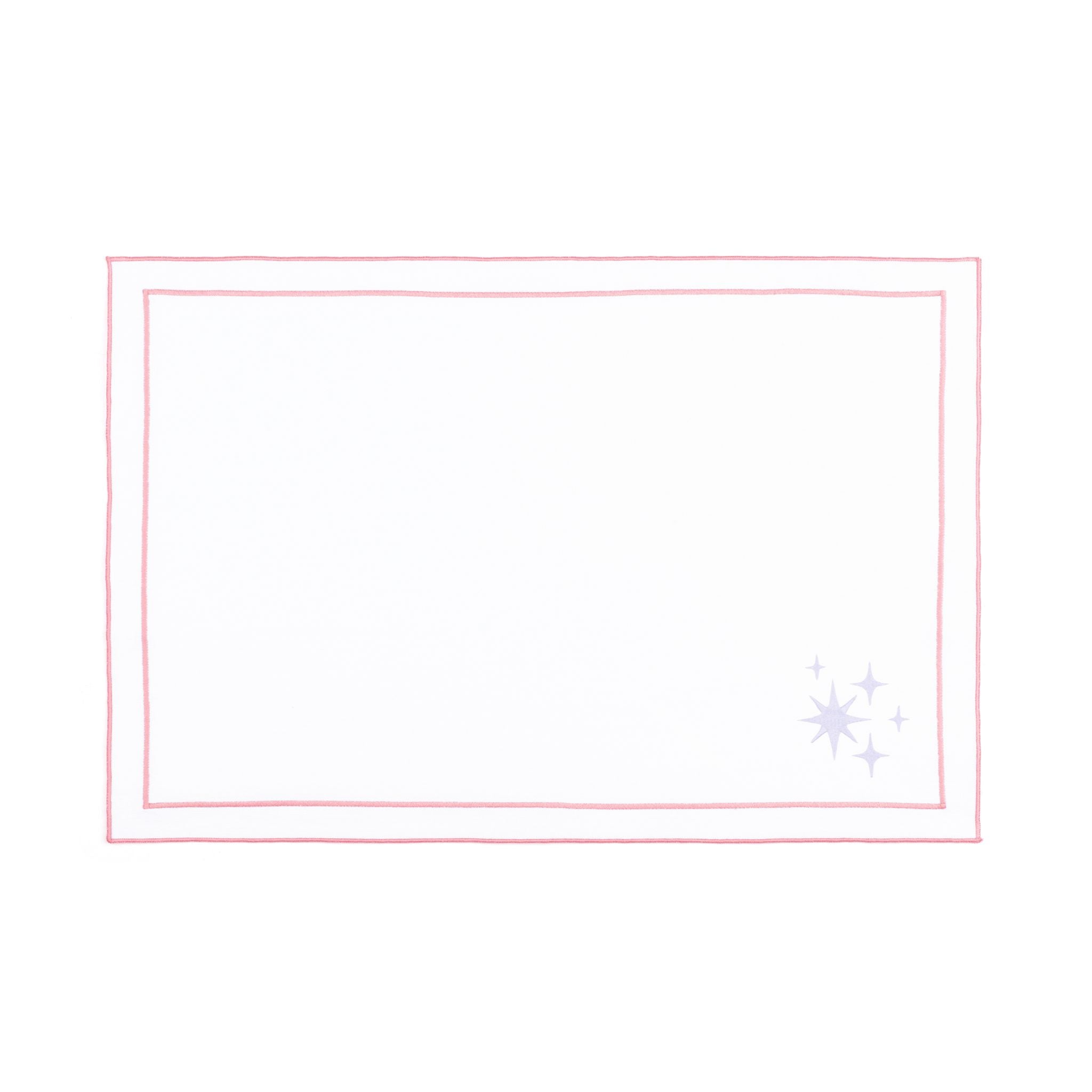 Nazaré white cotton table linen with embroidered small Christmas motifs - Torres Novas