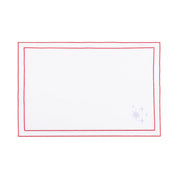 Nazaré white cotton table linen with embroidered stars - Torres Novas
