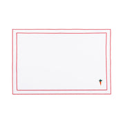 Nazaré white cotton table linen with embroidered Easter motifs