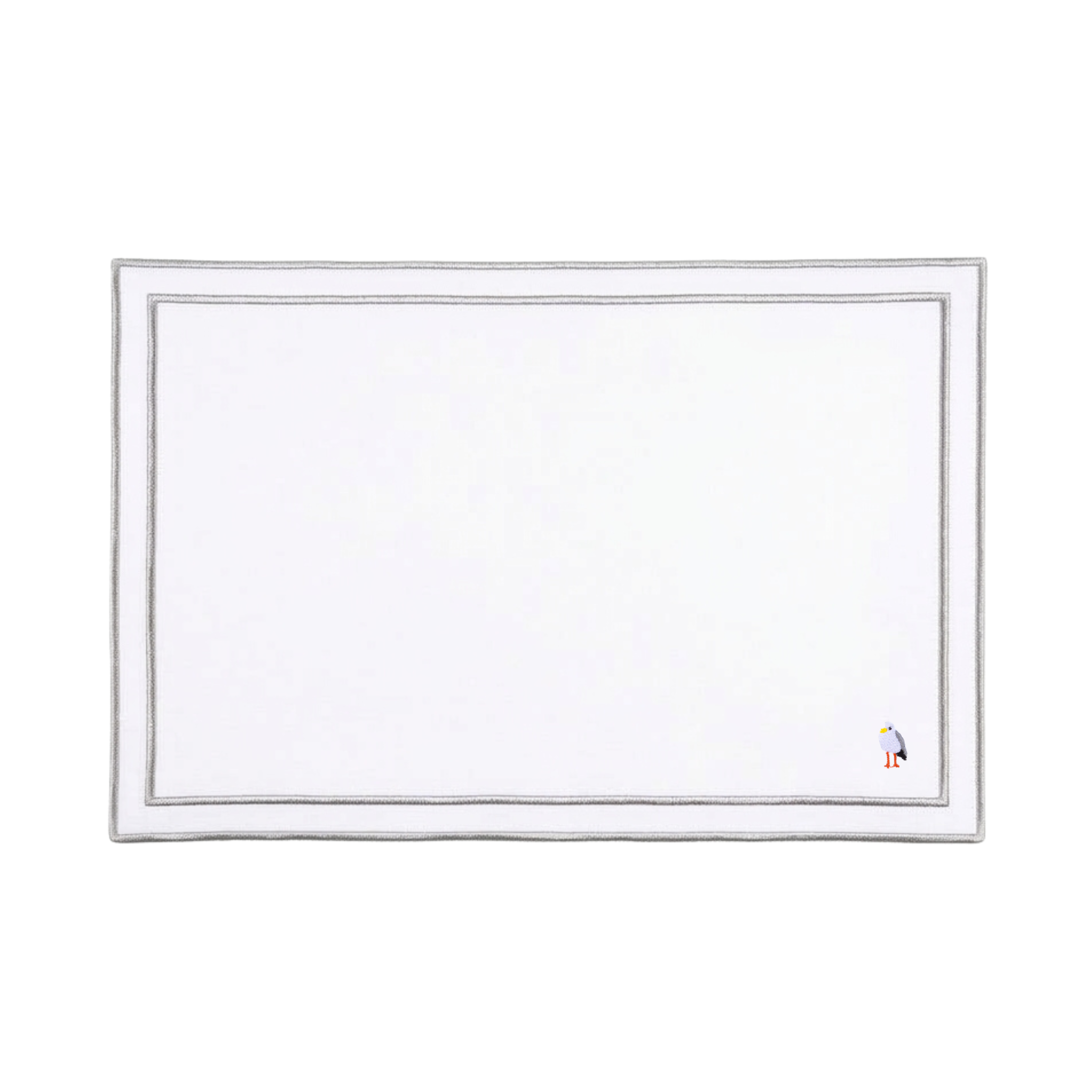 Nazaré white cotton table linen with embroidered summer motifs - Torres Novas