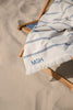 Blue horizontal stripes beach towel - Torres Novas