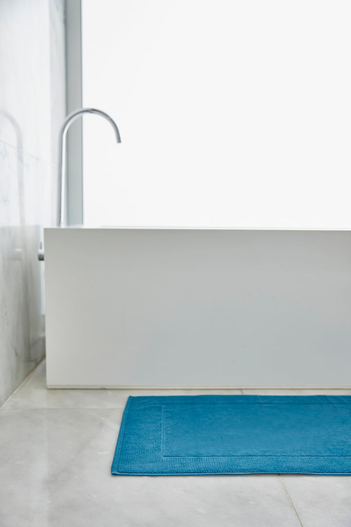 Petroleum blue bath mat - Torres Novas