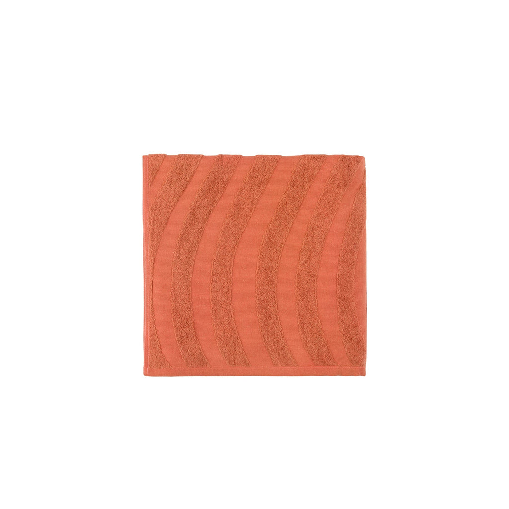 Terracotta Mar Ondulado beach towel - Torres Novas